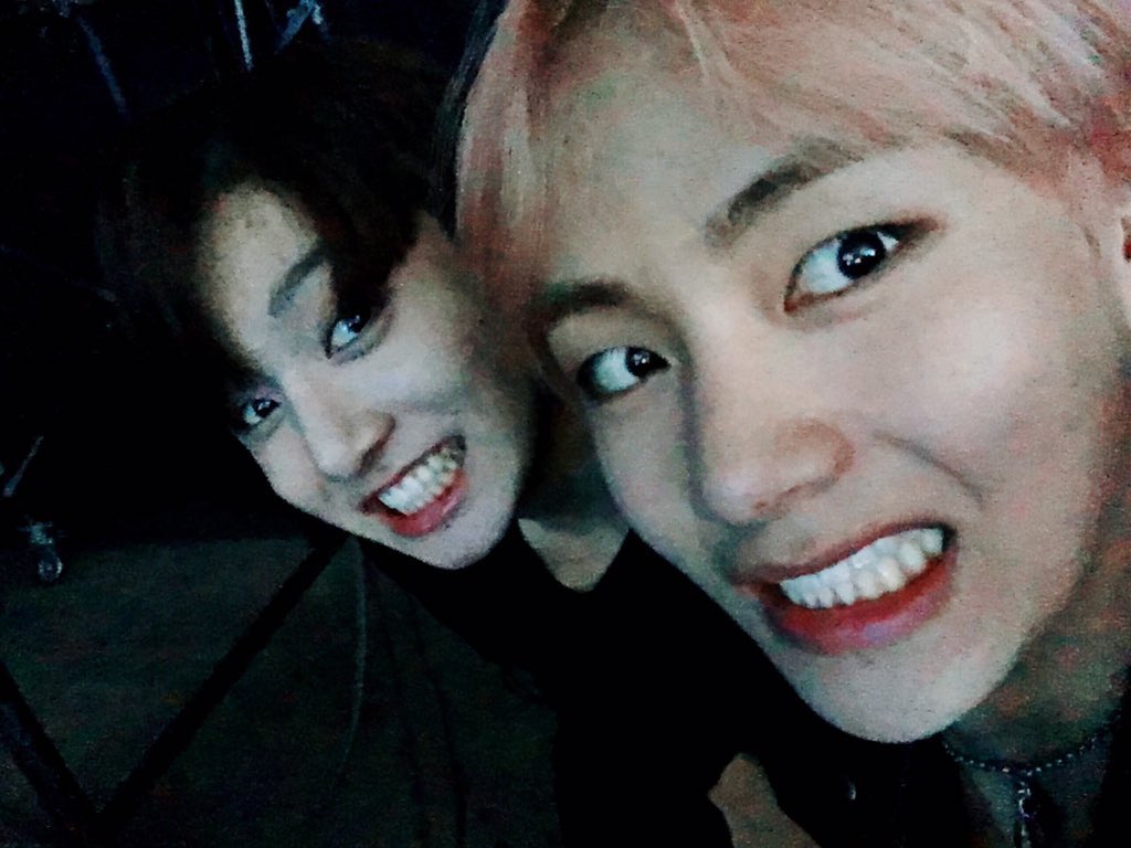 A thread of Taekook selca we got through the years-