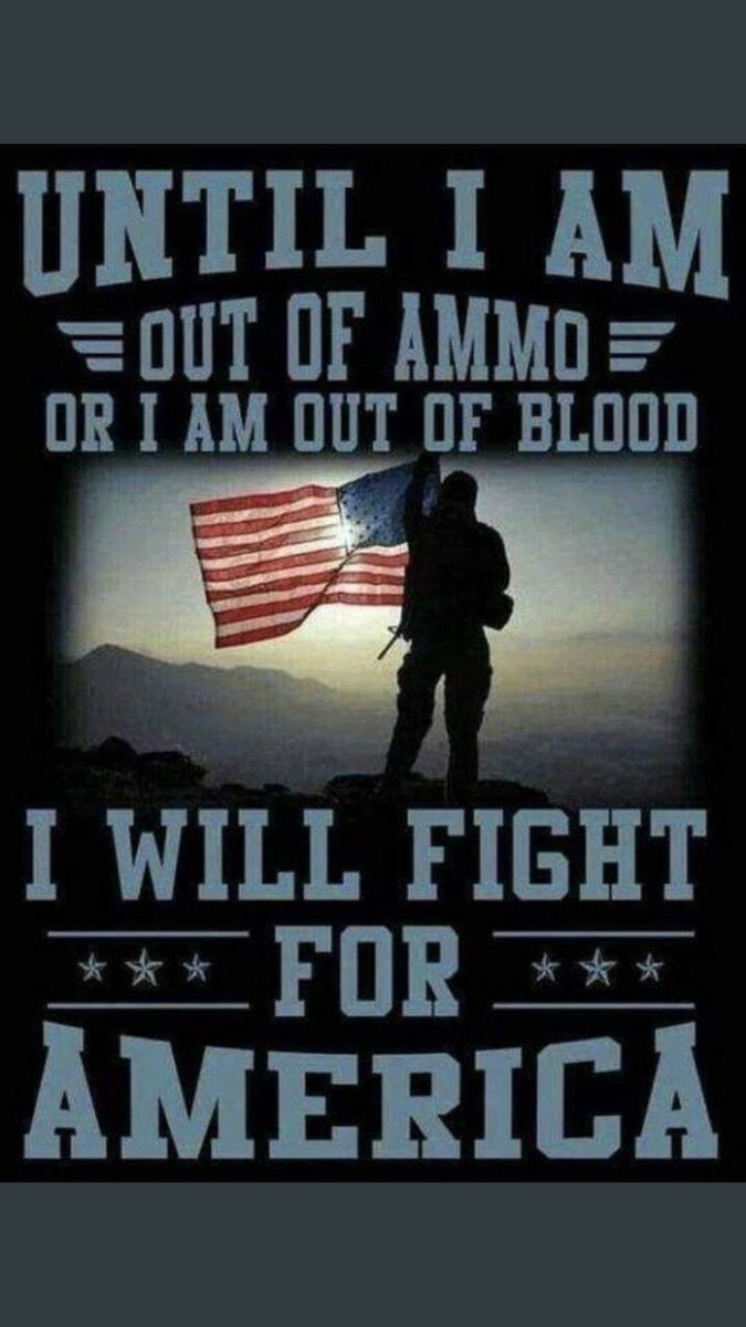 Battle tested & MY OATH NEVER EXPIRES
@monicaonairtalk 
@Preciouslindy 
@WhalenMona 
@MagnumGun357 
@WeStand4theFlag 
@RL9631 
@cuban_manny 
@deplorableMilt 
@CarlHigbie 
@ChrisLoesch 
@CraigRSawyer 
@ColSDM 
@realDonaldTrump 
@DonaldJTrumpJr 
@frfldres12 
@1st_ForceRecon 
@OANN