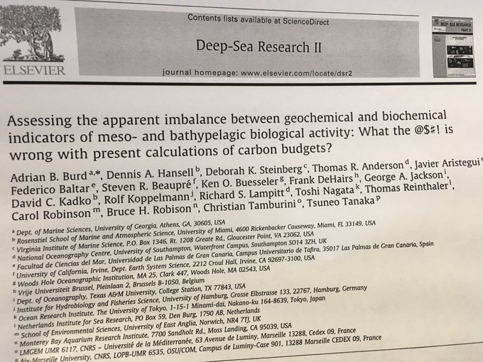 Not my research area, but how about the title of this journal paper? 

@AquaticSciences #RealTimeChem