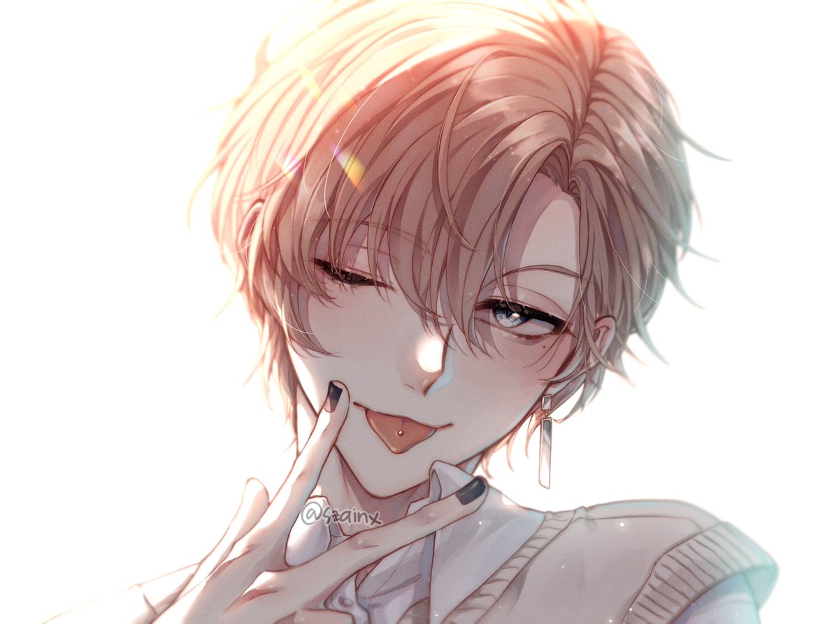 Zan With Piercing First Drawing Of 21 叶くん新衣装 かな絵 Zan With Piercing First Drawing Of 21 叶くん新衣装 かな絵