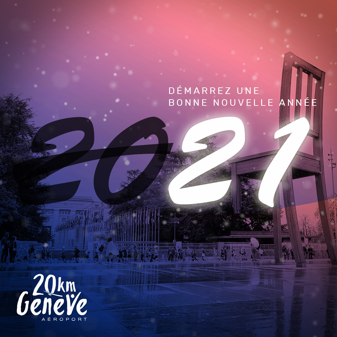 Bonne année à tous 😄
#20kmGeneve
#Run&amp;Fly