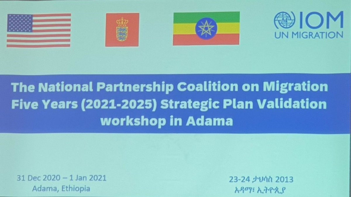.@UNODC #Ethiopia: The National Partnership Coalition on #humantrafficking & #migrantsmuggling drafted its 5-year Strategic Plan. I joined the discussions at the workshop organized by @FAGEthiopia & @IOMEthiopia...
AND bumped into the legendary @HaileGebr. 
Happy New Year 2021!