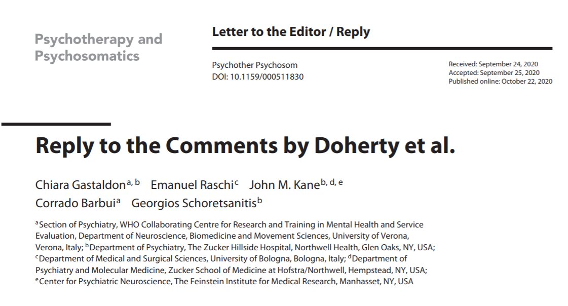 chiara_gastaldon (@chiaragastaldon) on Twitter photo New comments on #esketamine published on <a href="/PsychotherPsych/">Psychother Psychosom</a>:
karger.com/Article/FullTe…
Check out our reply to the authors: karger.com/Article/FullTe…
Here the original paper we are discussing about👇
karger.com/Article/FullTe…
<a href="/KargerPublisher/">Karger Publishers</a>
#depression #mentalhealth New comments on #esketamine published on <a href="/PsychotherPsych/">Psychother Psychosom</a>:
karger.com/Article/FullTe…
Check out our reply to the authors: karger.com/Article/FullTe…
Here the original paper we are discussing about👇
karger.com/Article/FullTe…
<a href="/KargerPublisher/">Karger Publishers</a>
#depression #mentalhealth