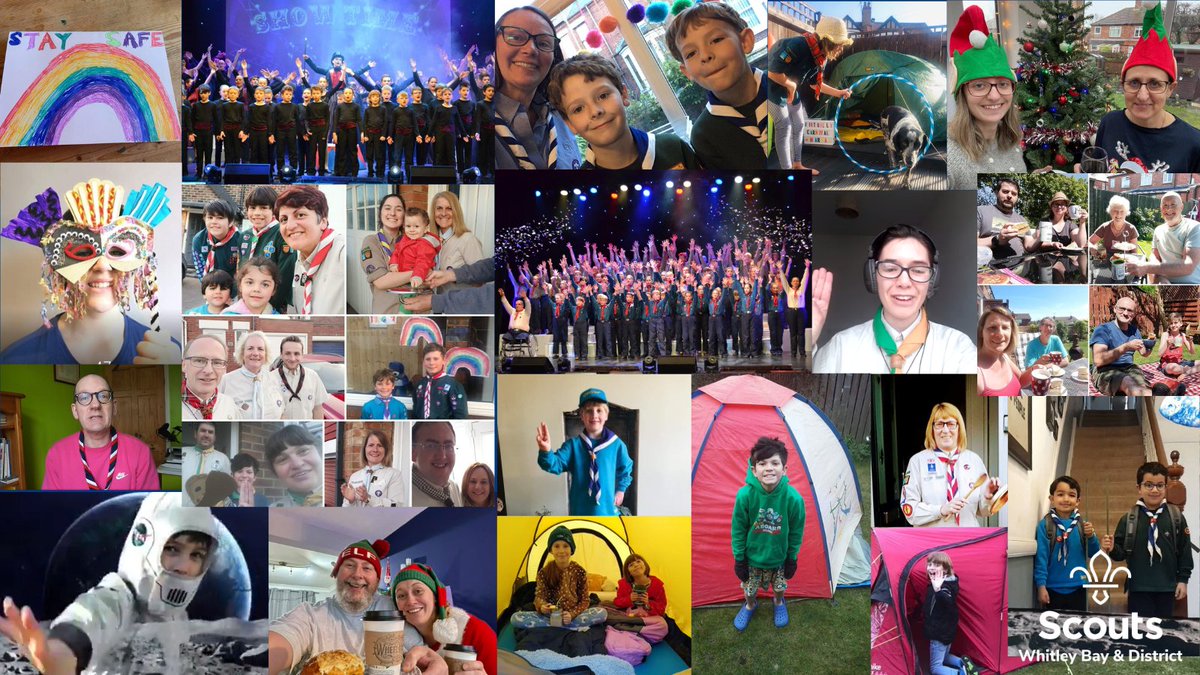 Wishing all our young people, volunteers &amp; supporters a very Happy New Year! Thanks to our incredible volunteers, 2020 was the year we camped at home, hiked to the moon, held virtual promise renewals &amp; meetings on zoom! Here's to a new year of adventures! #SkillsForLife #Scouts