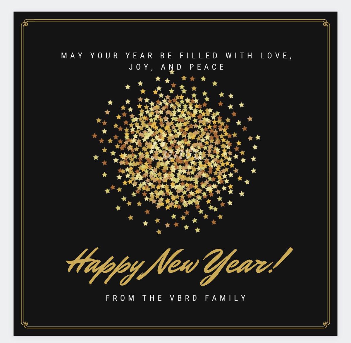 May the new year bring you love, joy, and peace.