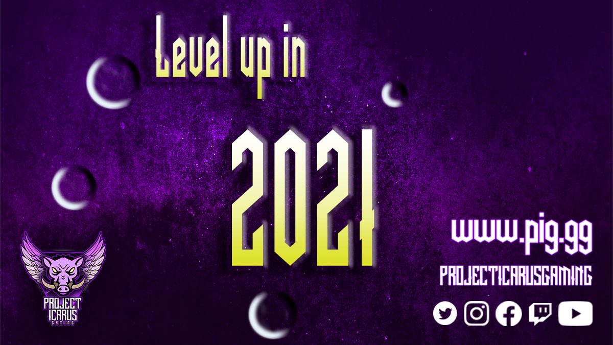 ProjectIcarusGG's tweet photo. Happy New Year! While it's been quite the ride, we hope everyone is able to level up in #2021. We appreciate your continued support, and look forward to bringing you exciting new content as we log into the new year.  Cheers to health, happiness and personal growth. <3 https://t.co/lFI3mkwo1f