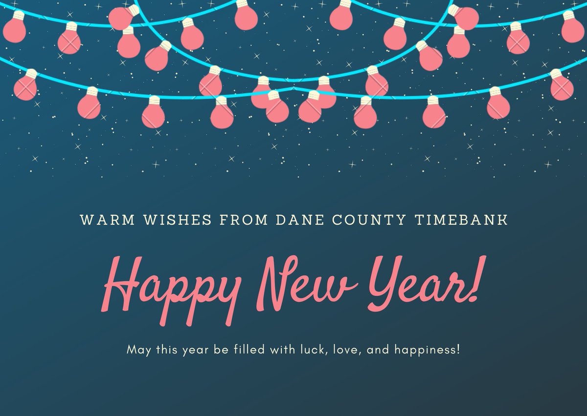 DaneCoTimeBank's tweet photo. Happy New Year to everyone in our community of Madison, Wisconsin--we wish you and your family safe and happy holidays! 

--from the folks at Dane County Timebank https://t.co/igRxVf7Qio