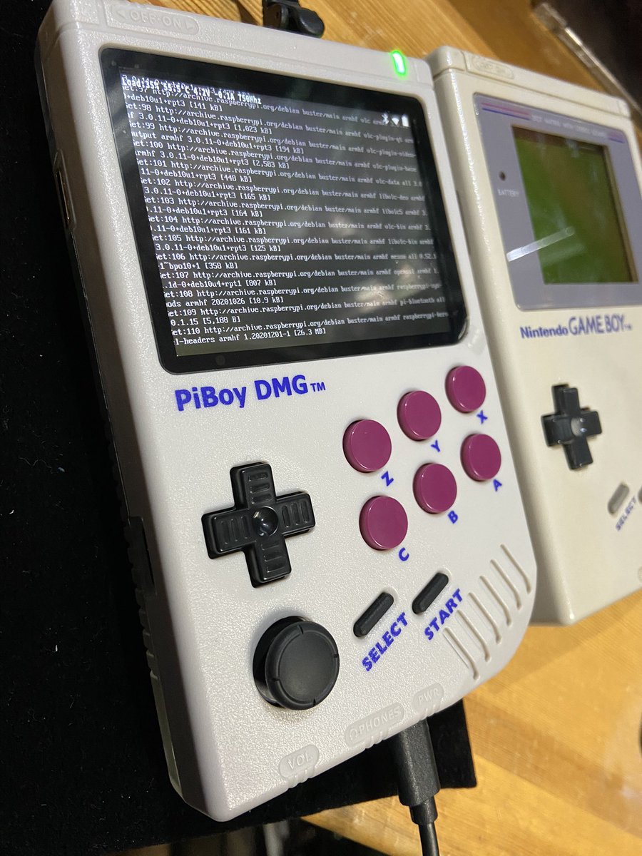 14時までの注文で即日配送 ラズパイ組み込み済みゲーム機!PIBOY DMG