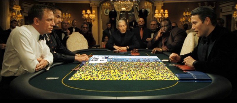 I see him Mr. Bond, the question is: do you?