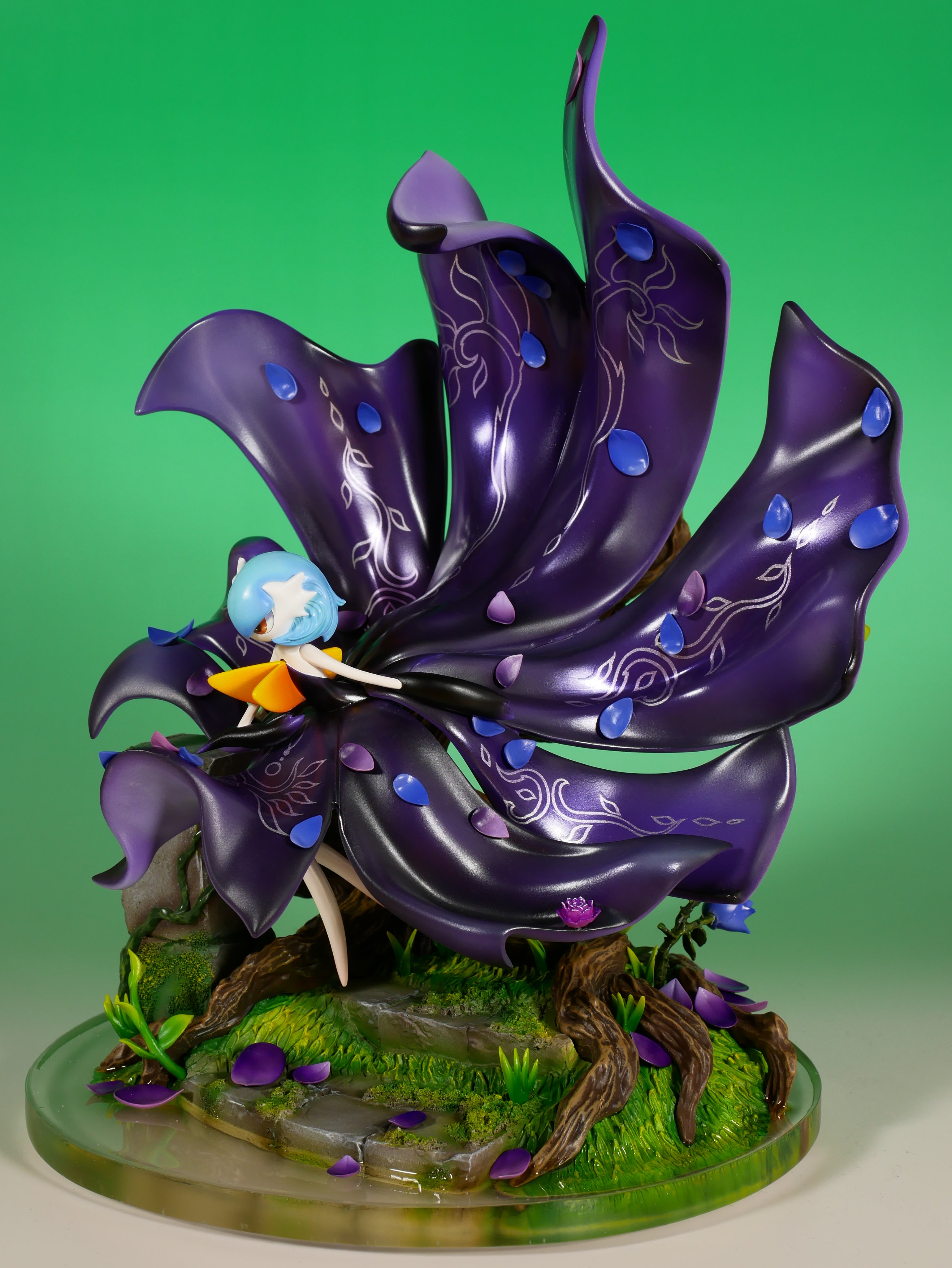 Hhamajippa レビュー Fantasy Studio Mega Gardevoir Shiny Pokemon H30cm 80pcs メガサーナイト 色違い フィギュア スタチュー スカートが舞い上がってボリューム感がありますね 模様はアレンジなのかな 美しいですね T Co F1niookyic