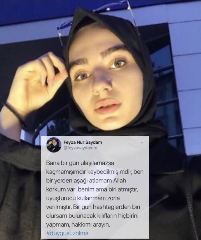 Biz kadınlar ölmüyoruz, öldürülüyoruz.
#feyzayaneoldu
