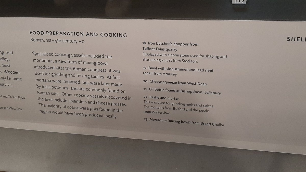 The Salisbury Museum, originally found at West Dean, Wiltshire. Described as a "cheese squeeze" instead of a mold or press.