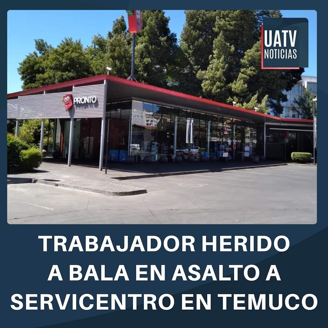 🔴|ESTA MADRUGADA|🔴 Dos hombres encapuchados que se movilizaban en un vehículo, ingresaron violentamente al Pronto Copec ubicado en la Avenida Alemania de Temuco, donde amenazaron a los trabajadores y robaron cigarrillos y 1 teléfono celular.