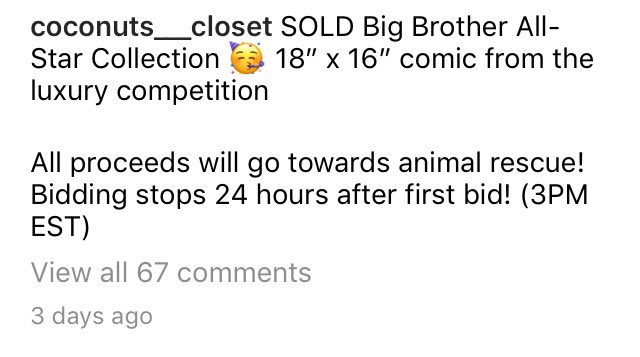 Not Ratcole selling a copy of Janelle’s BB comic...