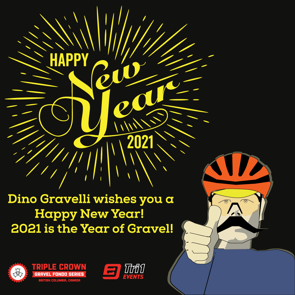 Happy New Year 2021 Everyone!⁠
#gravel #gravelride #gravelfondo #gravelgrinder #triplecrownofgravel #gravelbike #cowichancrusher #kettlemettle  #seatoskyfondo  #gravelroad #ridebikes #rideshimano #shimanogravel #ExploreBeyond⁠  #schwalbetires #dropbarcycles⁠ #bcgravelleurs