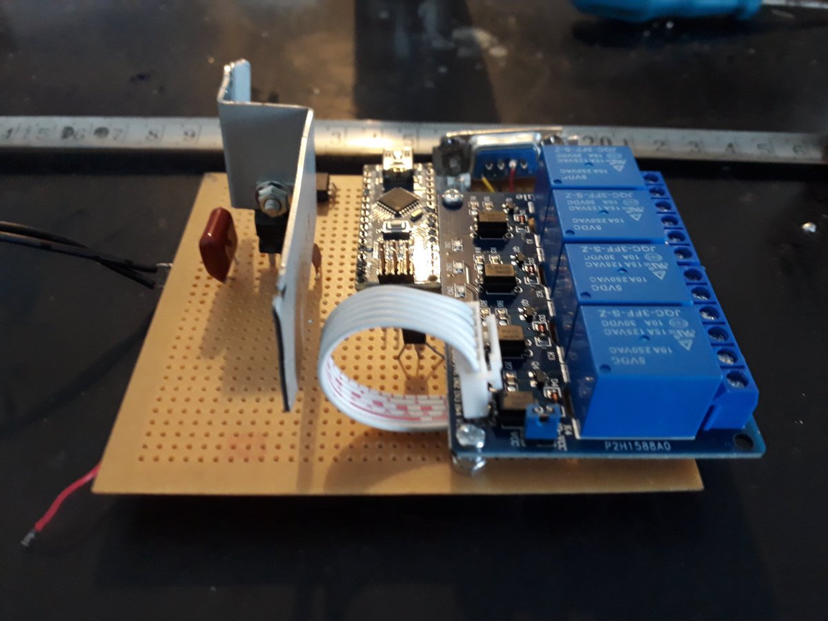 LU2FGL's tweet image. Another project, executed and finished. LNA, R1, R2 and PA sequencer.
New module in my house from EME in 144Mhz, Composed of an arduino Nano + Relay Module for 4. 
Programming code gift of CX2SC and assembly of LU2FGL.
#eme 
#144Mhz 
#LU2FGL 
@LU2FGL