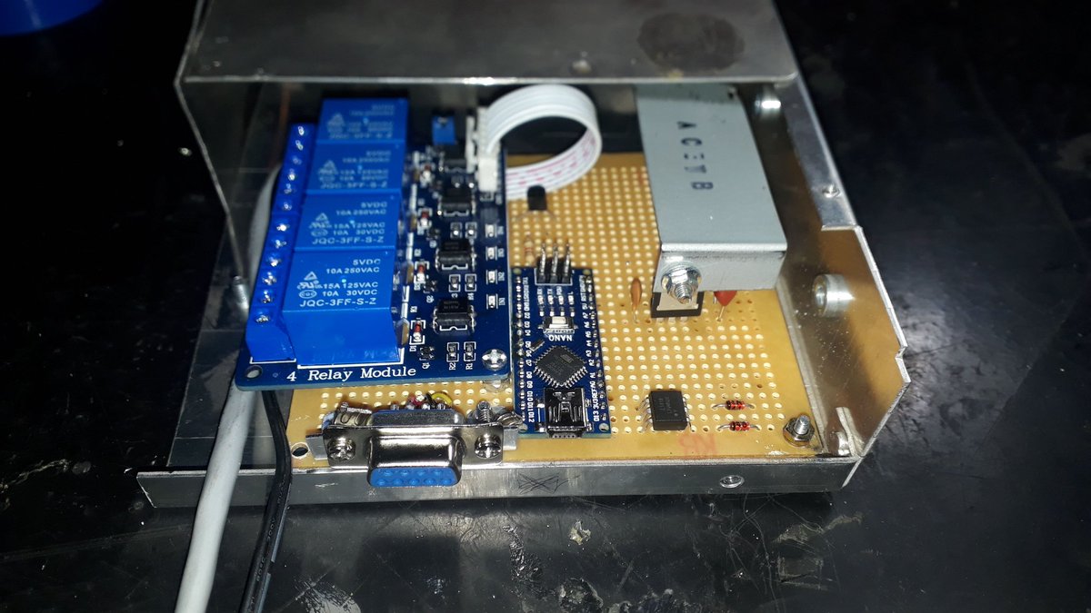 LU2FGL's tweet image. Another project, executed and finished. LNA, R1, R2 and PA sequencer.
New module in my house from EME in 144Mhz, Composed of an arduino Nano + Relay Module for 4. 
Programming code gift of CX2SC and assembly of LU2FGL.
#eme 
#144Mhz 
#LU2FGL 
@LU2FGL