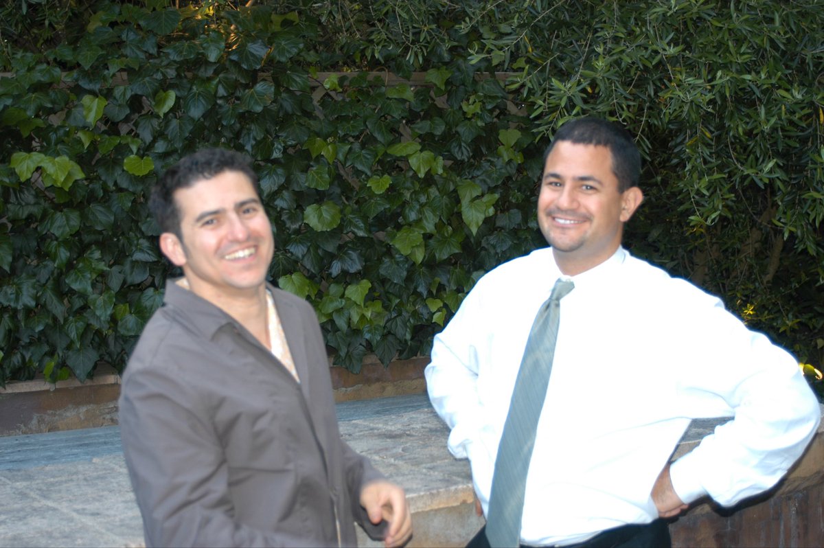 after hiring  @daveybuster and didn’t get async IO ;) i called  @bigmountainben who had worked on JDK 1.2  http://java.net&nbsp;. Here he is with  @gsaab at Dave’s wedding (2001?)