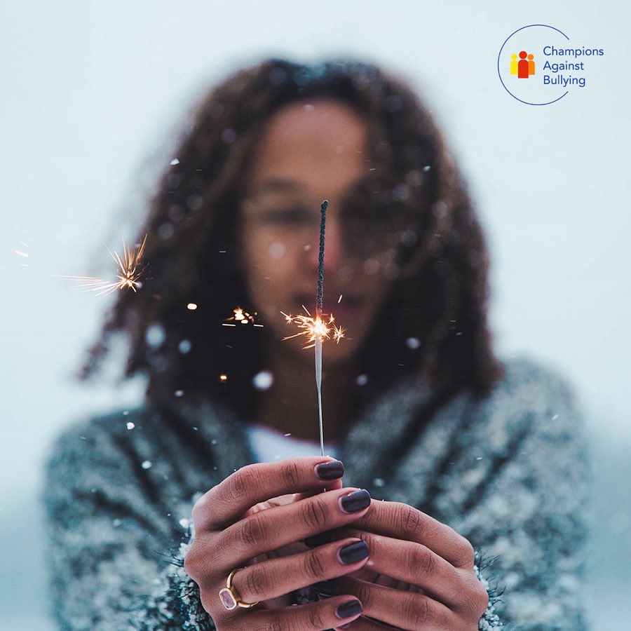 antibullychamp's tweet photo. Happy New Year!!🎊 Here’s to a year where kindness rules!
#2021 #hny #happynewyear #goodresolutions #reflect #improve #spreadlove #nobullying #antibullychamp #bullyingprevention #kindness #kindnessmatters #wundermanthompson #itscool2bkind #CAB #championsagainstbullying https://t.co/YFE6bAfWGT