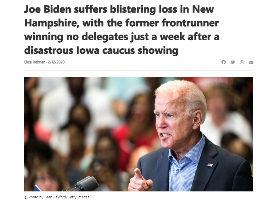 3/ When you lose 48% of the primary vote, lose the primary in Iowa & New Hampshire, & your running-mate is the first one to drop out of the race (not very popular among Democrats), but then you somehow "outperform" John F. Kennedy, Bill Clinton, & Barack Obama in the election