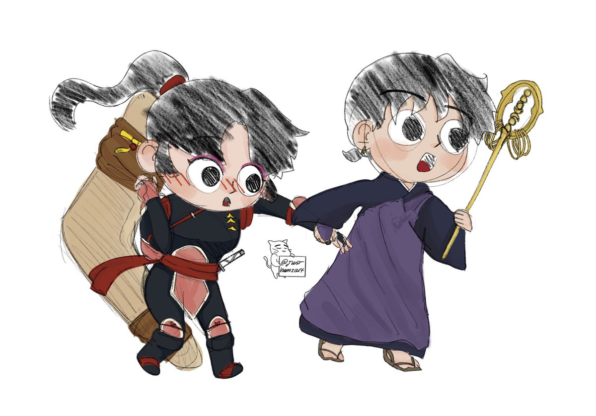 Justhamzart's tweet photo. #mirsan #inuyasha #sango #miroku #sangofanart #inuyashafanart #mirokufanart #digitalart https://t.co/ntNkOJC4zN