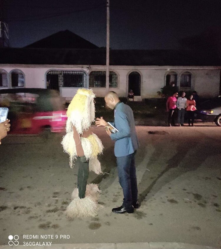 _marpemusic's tweet photo. Even masquerade is not left out!
We are Loveworld and we are not normal. 
#PastorChris https://t.co/7ILxJoqjSt