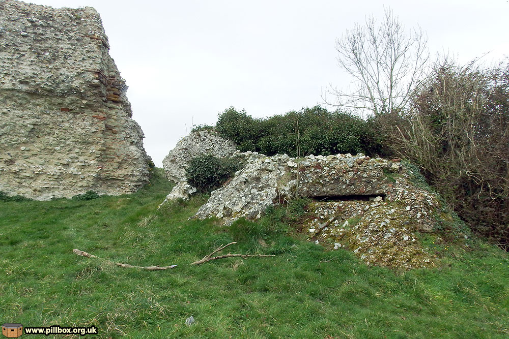 We've been dazzled & distracted by: 1. The clever camouflage2. A Roman fort refortitifed during a war that ended with deployment of nuclear weapons 3. Only studying the pillboxes up close from within the castle walls We need to change our perspective. 4/16