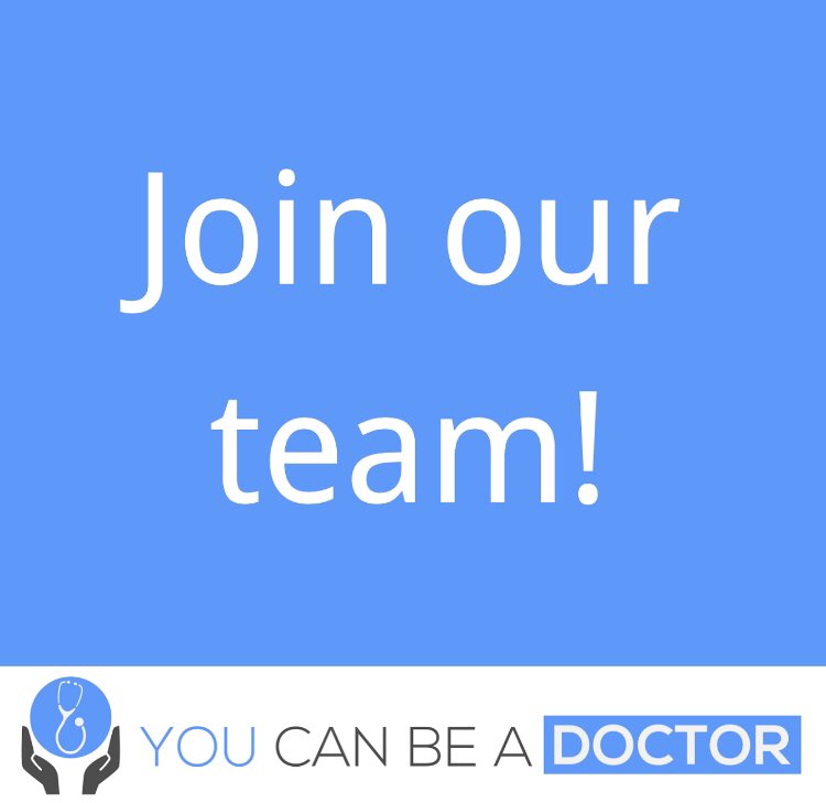 youcanbeadoctor's tweet photo. You Can Be A Doctor is looking for enthusiastic doctors and medical students to join our board. There is still a lot to be done to diversify the medical field. If you are passionate about helping to improve Widening Participation services, find out more at https://t.co/zDzcYXGzkG https://t.co/V9YrKSlBy7