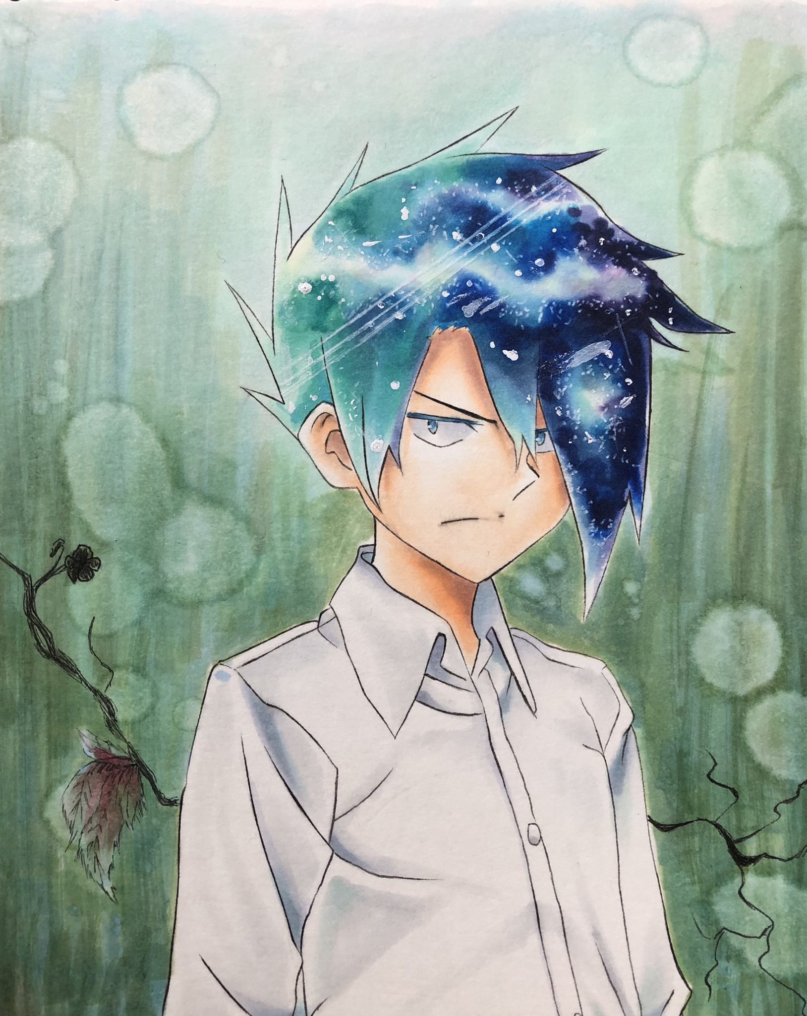 みやび 約束のネバーランド レイ 今まで描いた絵の中で1番気に入ってます ˊᵕˋ 約束のネバーランド 約ネバ レイ 約束のネバーランドイラスト 約ネバイラスト レイイラスト T Co Zyq5jcxo32 Twitter