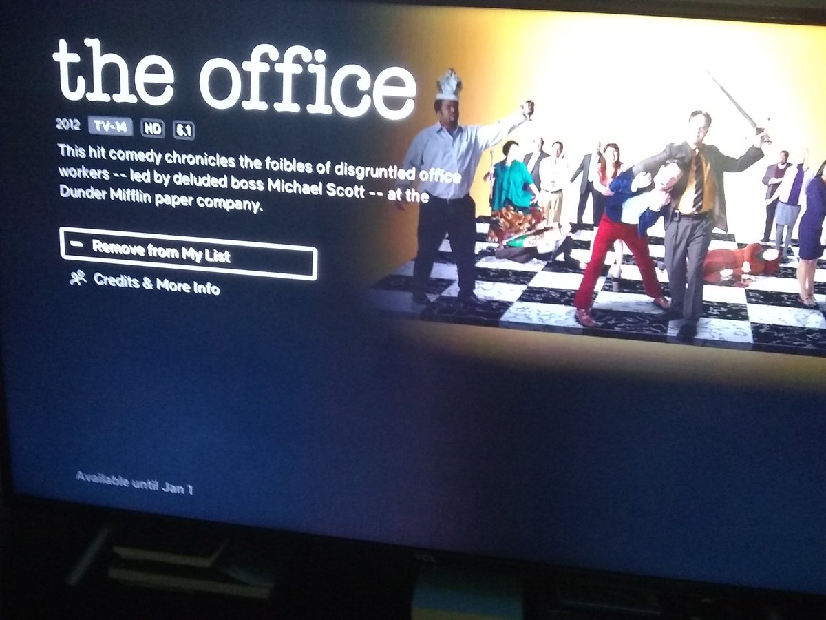 grndmygrs's tweet photo. Dear Netflix, I think we should break up. Just to be clear.. it's not me, it's you. #TheOffice https://t.co/jhitkQgqRU