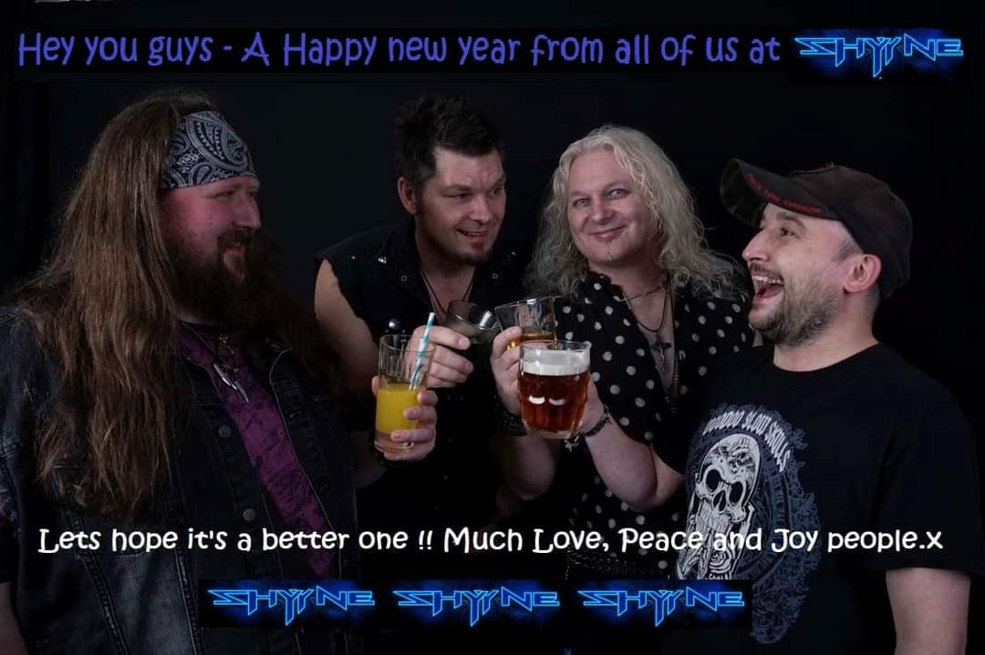 ShyyneUK's tweet photo. We just wanted to wish a
better New Year to you all..
Been hard on everyone ain't it tho? But time to look forwards..and NOT backwards. We gonna get thru this and it'll be awesome when we do.
#MuchLove
#Shyyne
#WDFDRecords
#SleazeMetal
#BackOnStage2021
#SeeYouSoon https://t.co/en8kbGw1Wb