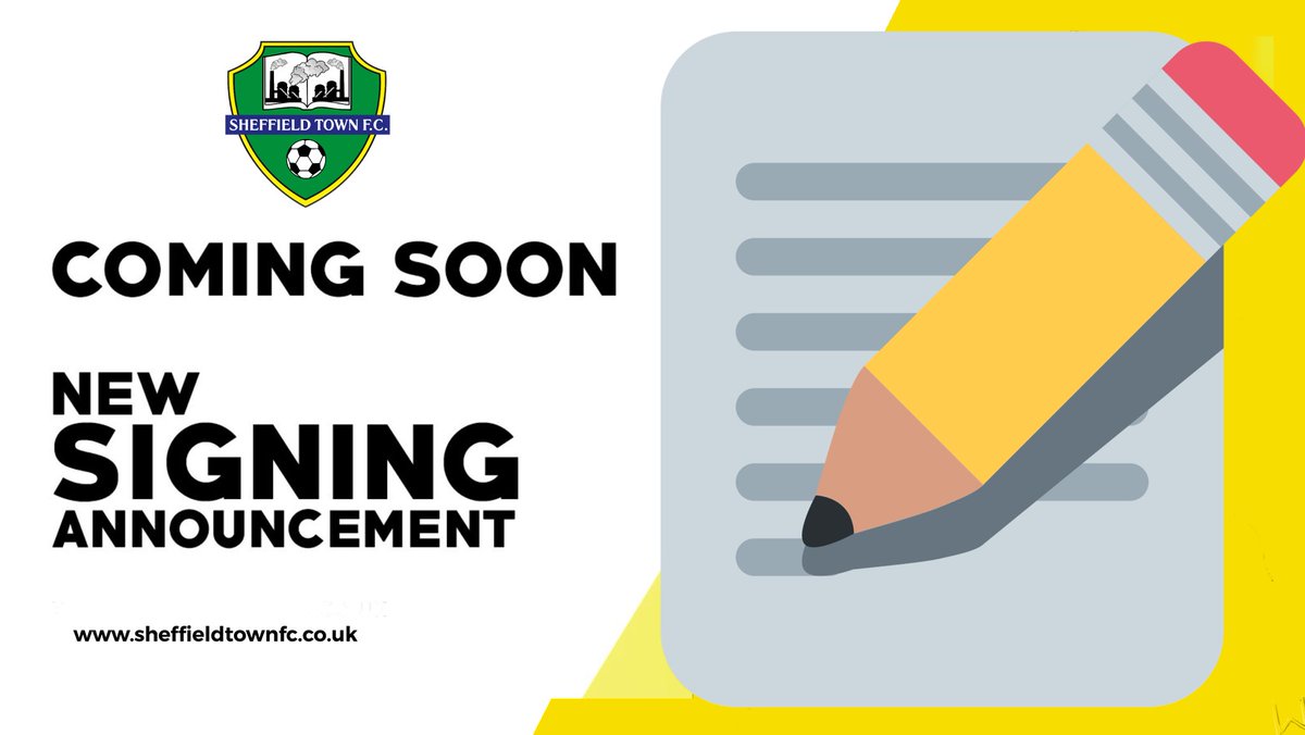 SheffieldTownFC's tweet image. ✍️ | New Signings

We have got two signing announcements coming next week so keep you’re eyes on our Twitter page 👀 

#STFC 
#Sheffield