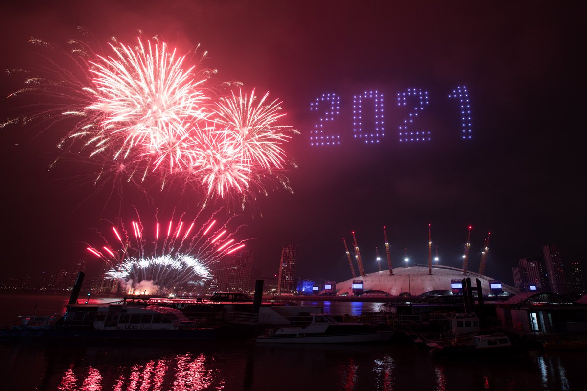 We rang in 2021 live from London with an at-home experience like never before! We’re proud to be part of the city’s spectacular New Year’s Eve fireworks, lighting and drone show and echo its message of hope and thanks to all across the globe. #LondonTogether