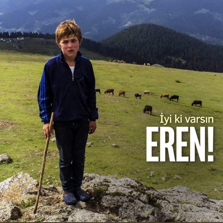 Cennetten gelen cennete düşer... İyiki doğdun Eren... #iyikivarsınEren