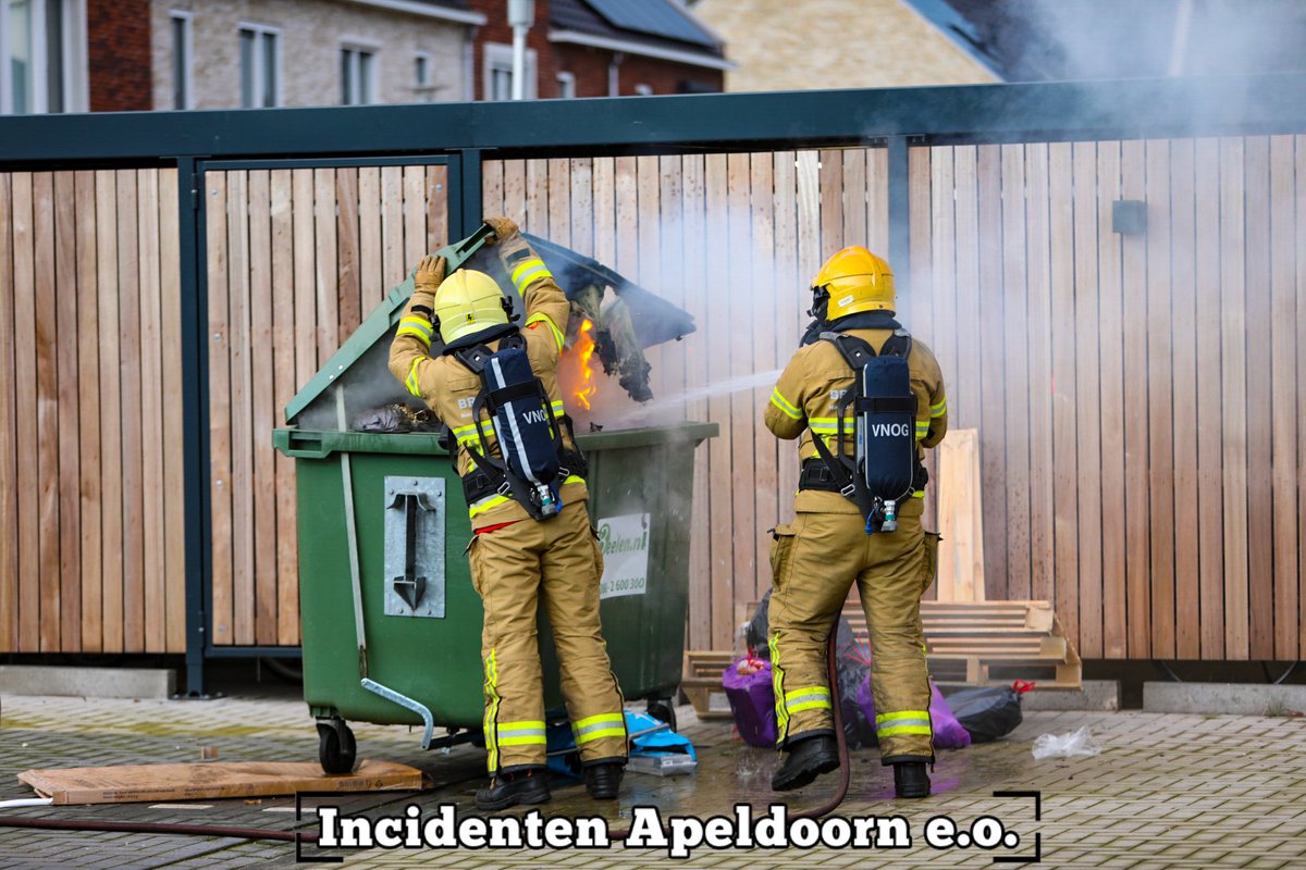 Melding politie Zonnehoeve Apeldoorn inzake brandstichting