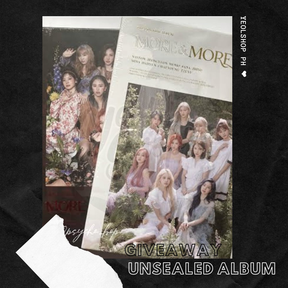 yeolshopph's tweet photo. ‼️GIVE AWAY ‼️ 

UNSEALED 2 COOL 4 SKOOL ALBUM AND MORE &amp; MORE ALBUM VERSION C❗

- mbf &amp; turn on notifs 
- like and rt 
- POST PROOF 
- tag 4 mutuals 
- reply #YSPH_Giveaways + #YSPHSAKALAM
- UNLI ENTRIES! 

ENDS WHEN WE REACH 1.5k ffs 
*The winner will shoulder sf 

GOODLUCK❗ https://t.co/ixZkaQ0dHe