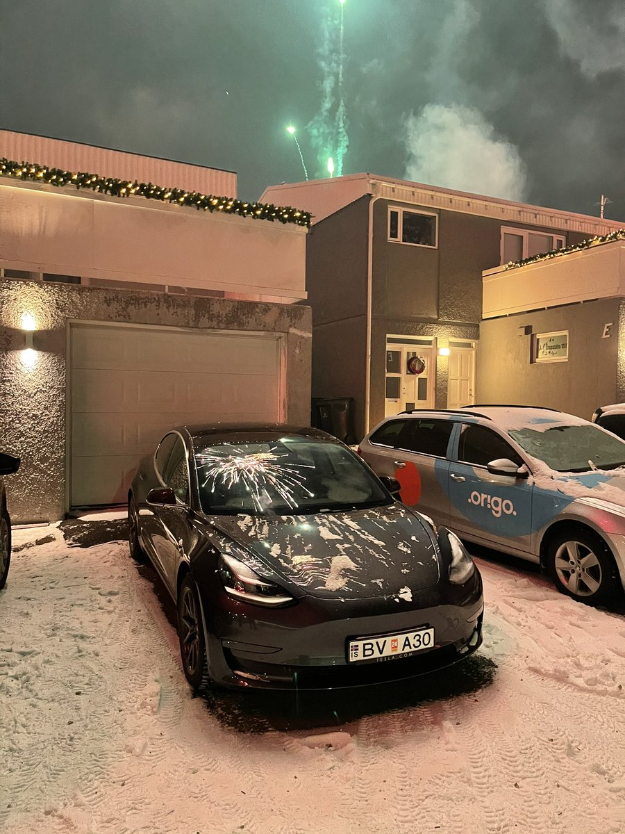 Happy New Year <a href="/elonmusk/">Elon Musk</a> !  Thanks for electrical 2020!