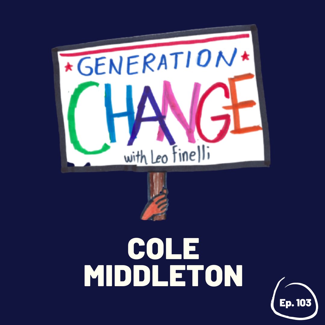(1/2) Happy 2021! January’s episode is available wherever you get your podcasts! Cole Middleton talks with Leo about his experiences and perspectives as a student activist focusing on social and racial justice. anchor.fm/generation-cha… #genchangewithlf #teenactivist #socialjustice