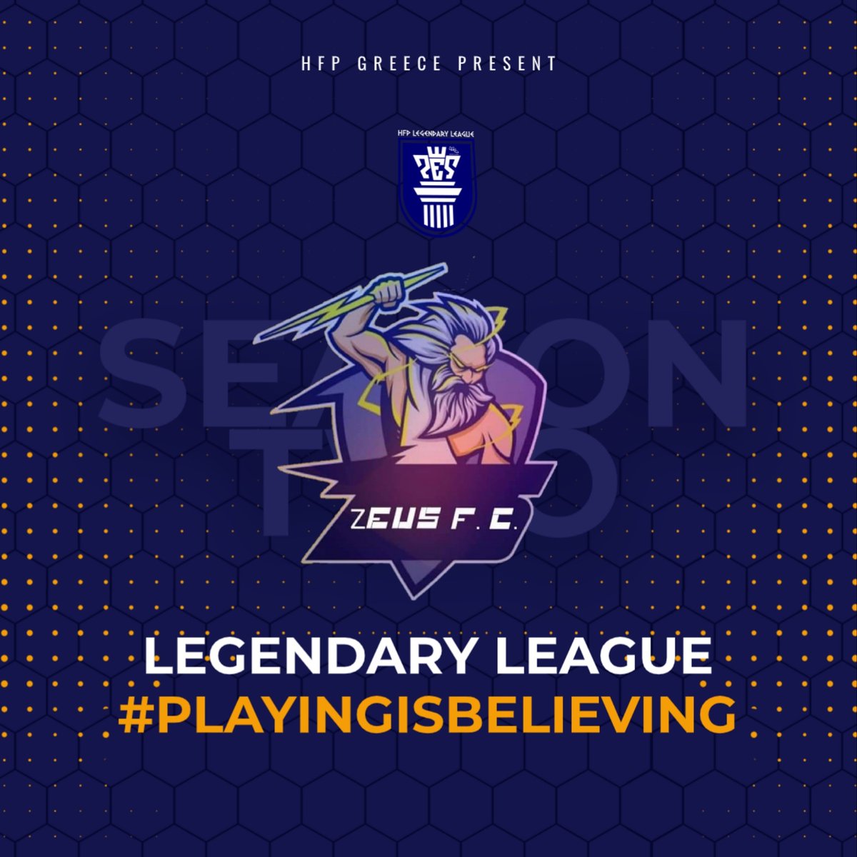 HFPLeague11vs11's tweet photo. 👉 Another place is closed for the next @Hellenic_Pes 11VS11 championship. 
🤝 Welcome #ZEUS_FC
#StayTuned | #HFP_Community | #eFootballPES2021 | #PlayingIsBelieving | #BAL | #ProEvolutionTournaments | #Legendary_League https://t.co/rY1H9sZkV4