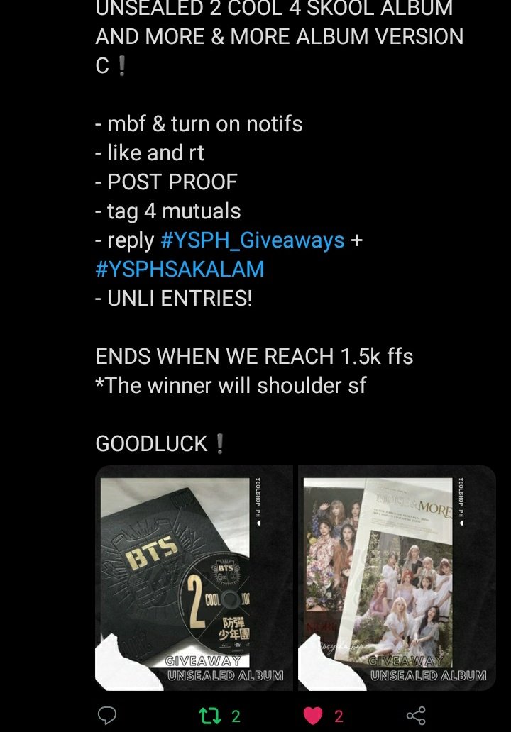 pjimixD_'s tweet photo. @yeolshopph #YSPH_Giveaways #YSPHSAKALAM
(sorry for random tag)
@taeliciousx_ @goldenshi_ @chndriamin @jinniewingss @taerybubbles @ZTSM00N @shrldlct https://t.co/wq1UI70fTX