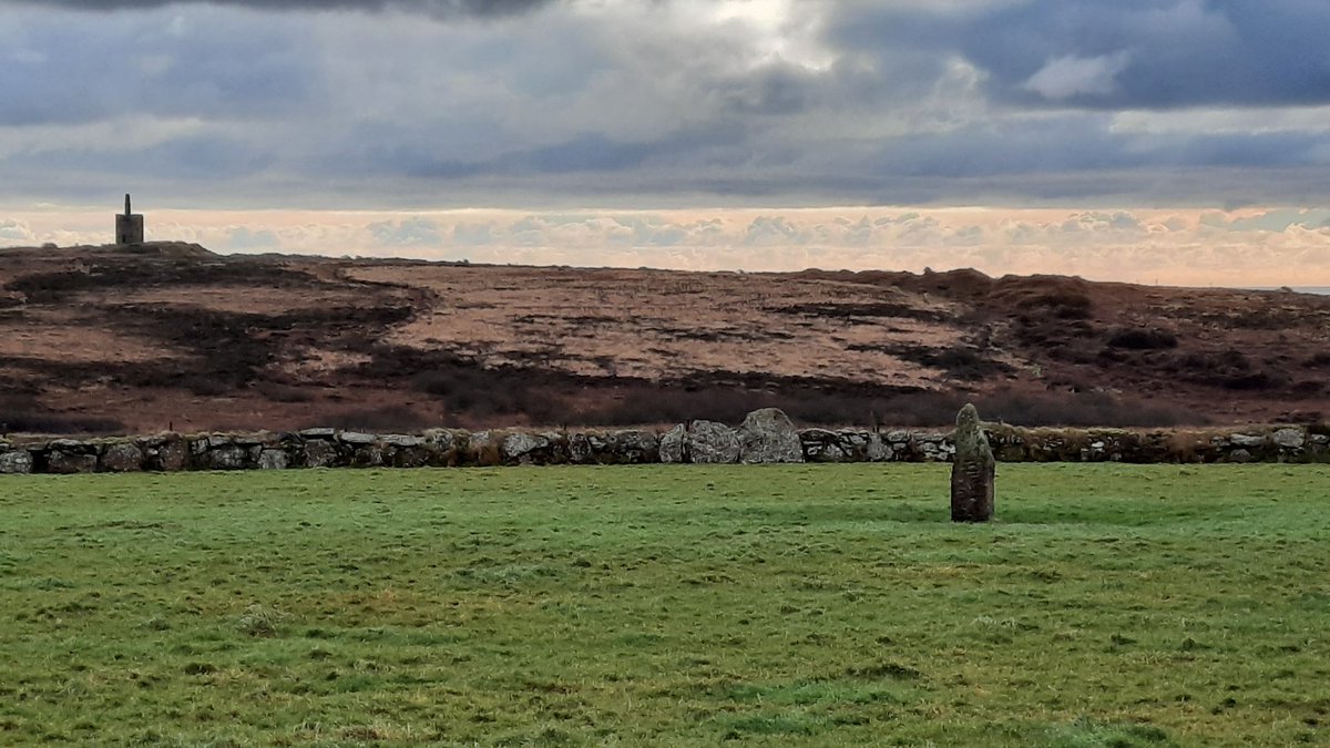 10 miles over the moors today to try and walk off some of the Xmas excesses. Lots of prehistory between Bosigran and my house.Tregeseal Stone Circle Chûn Quoit Chûn Castle Mên ScryfaBeautiful out there today. Hardly any other people out. #PrehistoryOfPenwith  #Cornwall