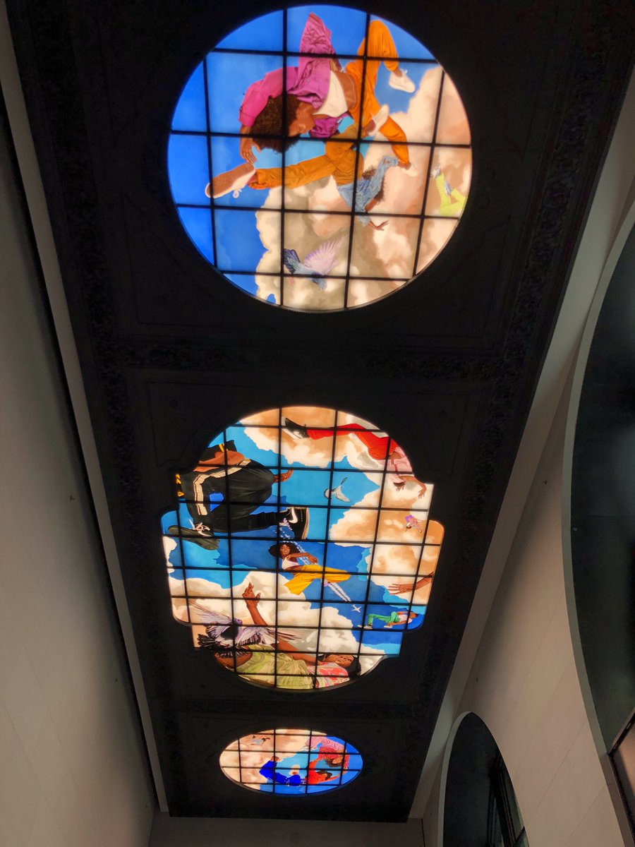 For sure a lot of folks would like to see the Kehinde Wiley stained glass. It’s great and I had to all but stumble on it by accident (go to 33rd street entrance b/w 8th and 9th. What I thought was a statement by the artist turned out to be a “rules of conduct sign.”