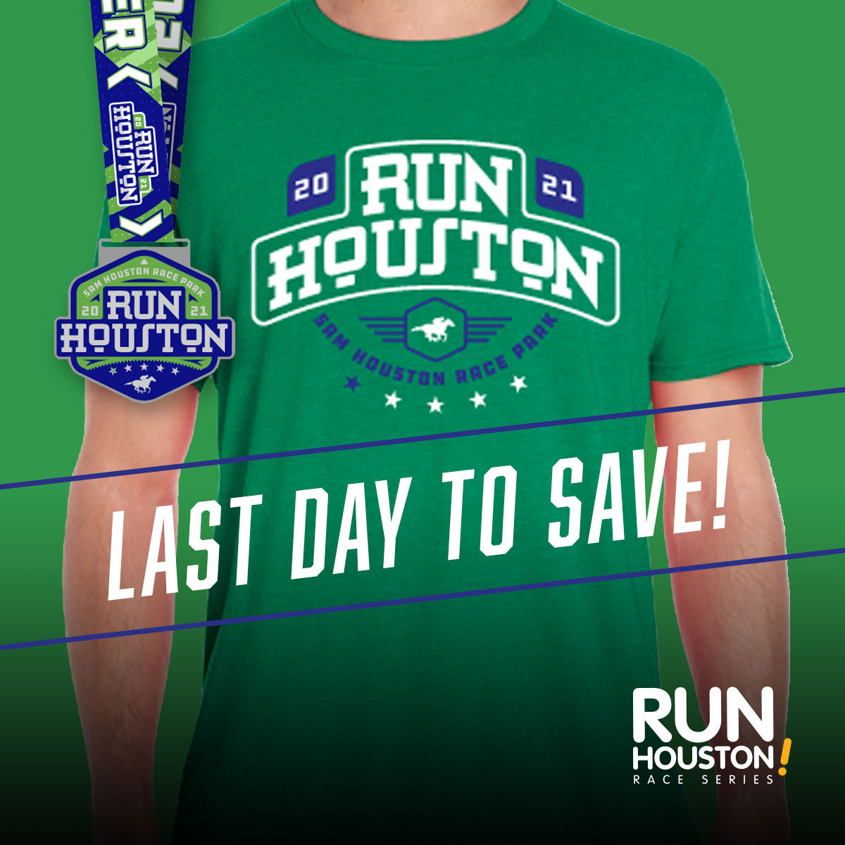 Registration is still open for the Run Houston! Sam Houston Race Park #VirtualRace, BUT prices go up TONIGHT at midnight. Register today to save and get started on your 2021 goals! bit.ly/RunHoustonSHRP