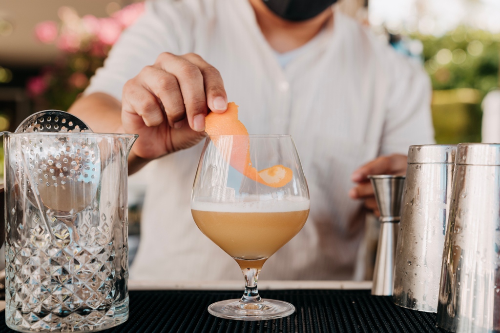 Sip into the New Year with a refreshing cocktail in hand. 🍹✨#MondrianSB #ThisIs Beyond