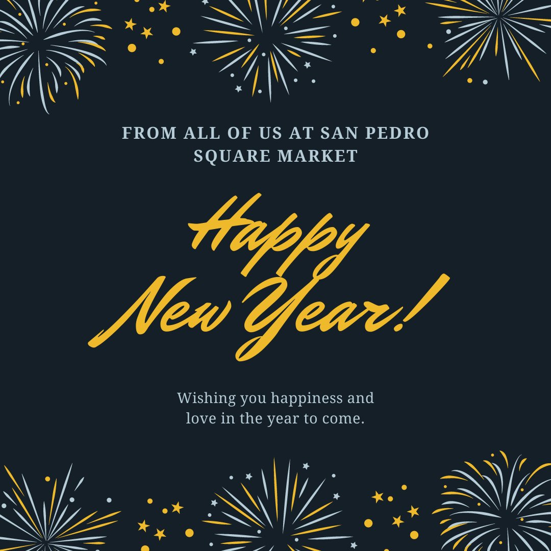 Happy New Year from all of us at #SPSMarket! Just a reminder we will be closed today and will return to regular hours of operation tomorrow.