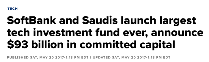 so far, it's easy to connect 11 of WestExecs' disclosed clients to recent business in Saudi Arabia, probably none more important than Softbank! In 2017, the same year WestExec is founded, Saudi Arabia announced a $45 billion investment in Softbank's new Vision Fund.