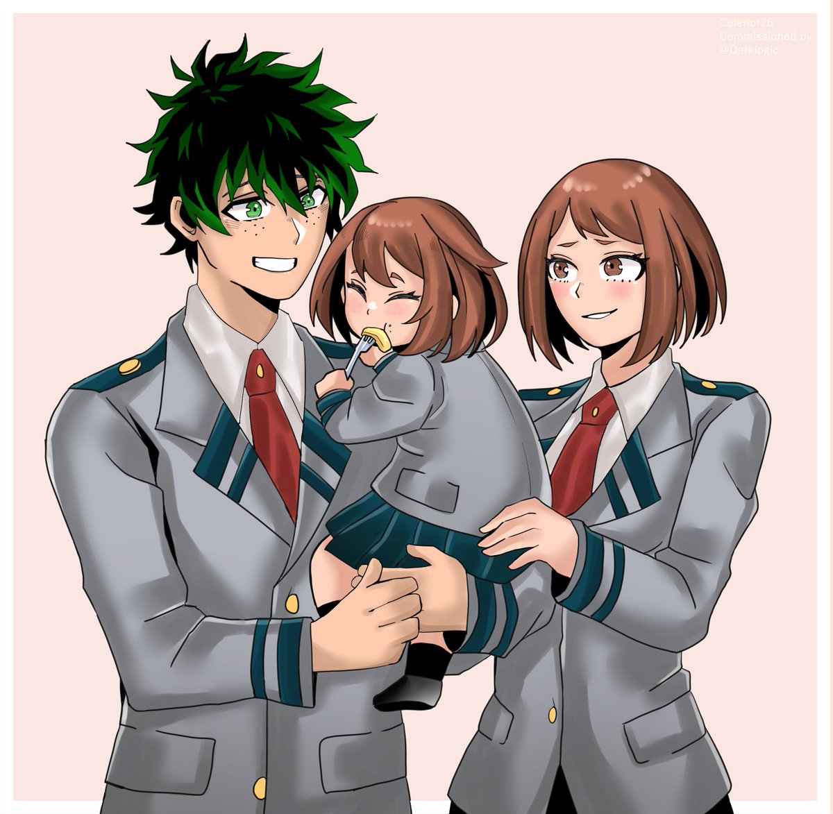 Once again, with a piece for my fic, "Izuku's Time Traveling Baby...