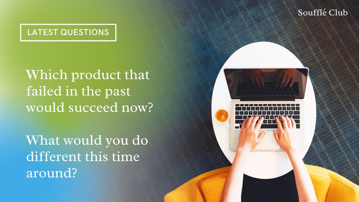 SouffleClub's tweet image. Failure is simply the opportunity to begin again, this time more intelligently.
- Henry Ford
Tell us what you would do different: t2m.io/i8PuAwSG
#ProductDesign #techDiscussions
