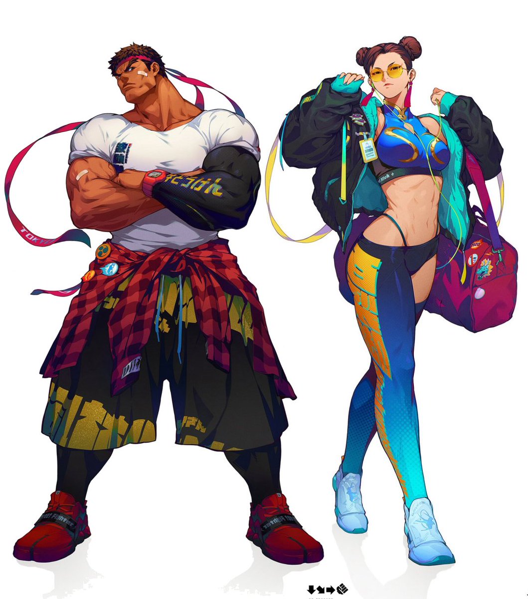 New Street Fighter: Duel official character artwork by Xin Wang. 