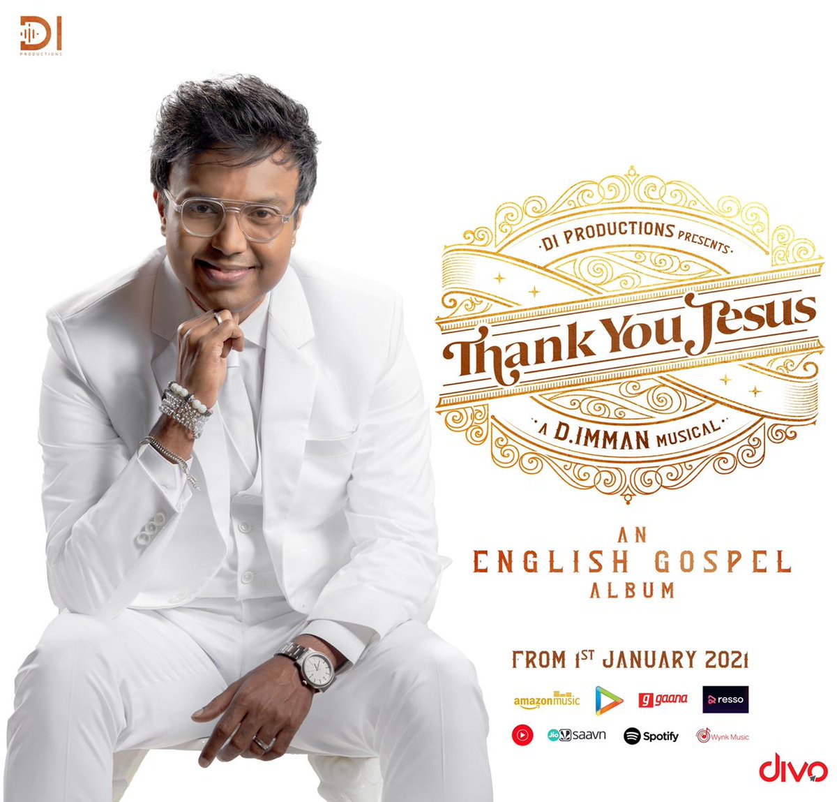 rameshlaus's tweet photo. . @immancomposer ‘s #DIProductions #ThankYouJesus English Gospel Album
https://t.co/lY3pDo6HO1
#DImmanMusical @divomovies @DoneChannel1 https://t.co/deBa3K2MC6